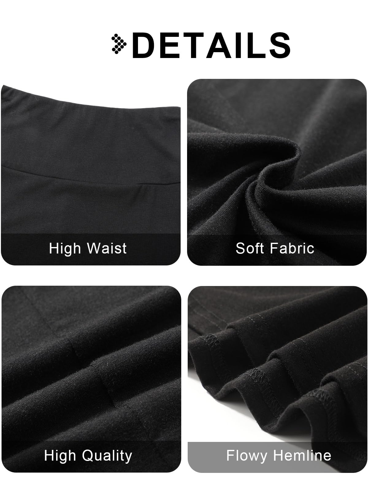 Adigaber Femmes Bohème Jupes élastique Maxi Jupes Taille Haute Longues Tube Yoga Jupe
