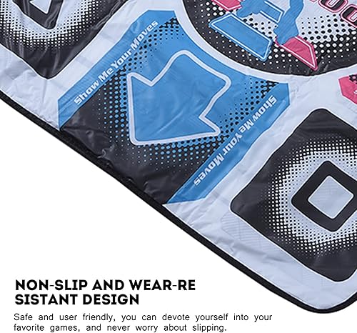 Miniatura 5 de Tapete de baile tapete de baile antideslizante manta USB para videojuegos PC duradero fitness construcción de cuerpo juegos de arcade tapetes para