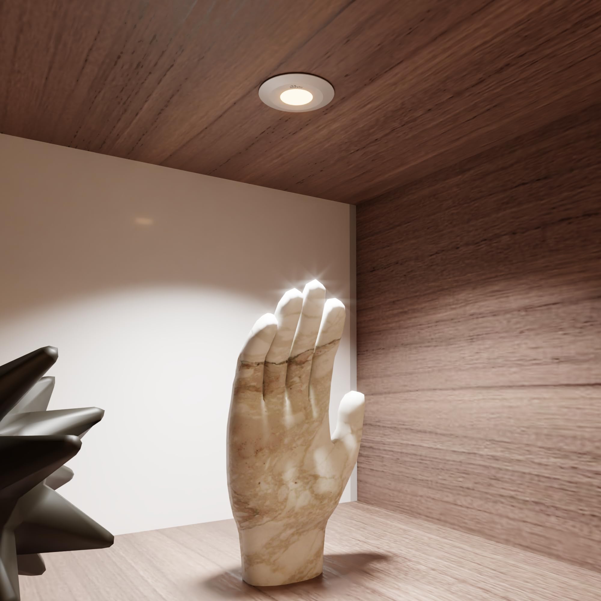 Murphy LED Spotlights - Warm White, Pack of 2 -26