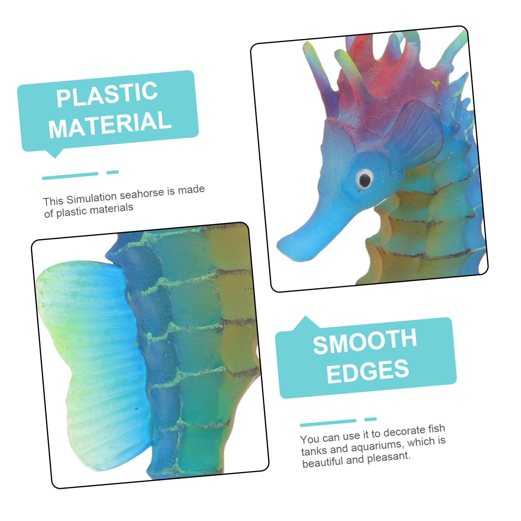 BESPORTBLE Ensemble de 4 Décorations Daquarium Artificielles pour Aquarium Simulation Créative de