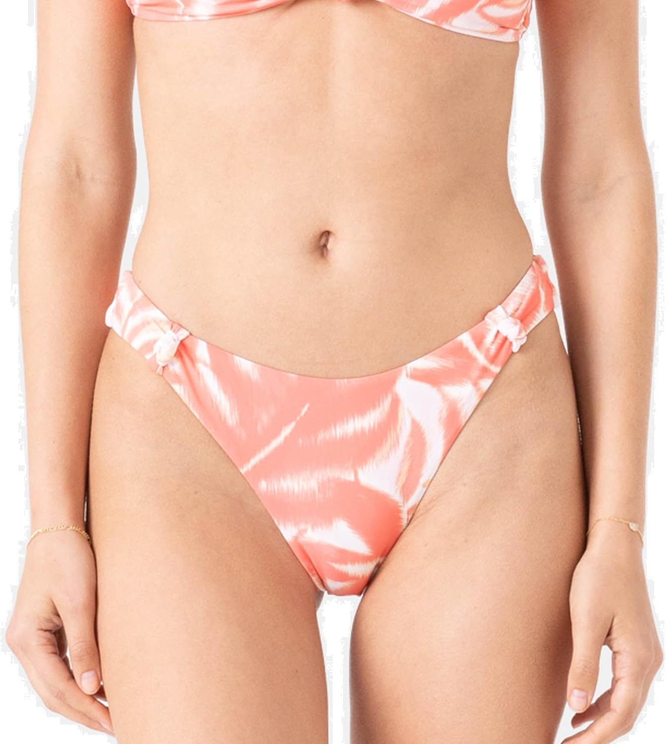 Roxy Women's Bikini Bottom – Stretch Swimwear, UPF+50, Eco-Friendly Fabric, Pool, Surf, Swim, Beachwear, Multi, Medium