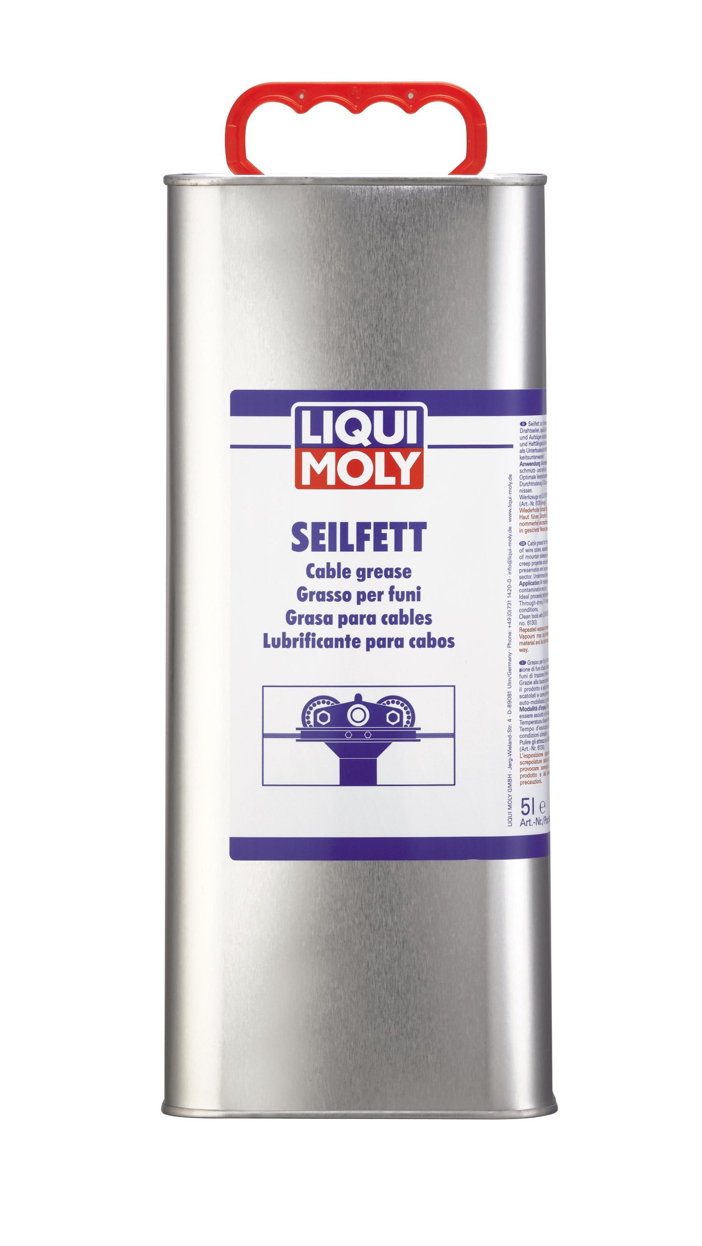 2x LIQUI MOLY 6124 Seilfett Hohlraumversiegelung 5L