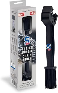Dr. Wack S100 Chain Brush for Motorcycle, Effective Chain Cleaning, Cleaning Brush for Motorcycle Chains, Chain Cleaner with Various Brush Heads, High-Quality Motorcycle Care