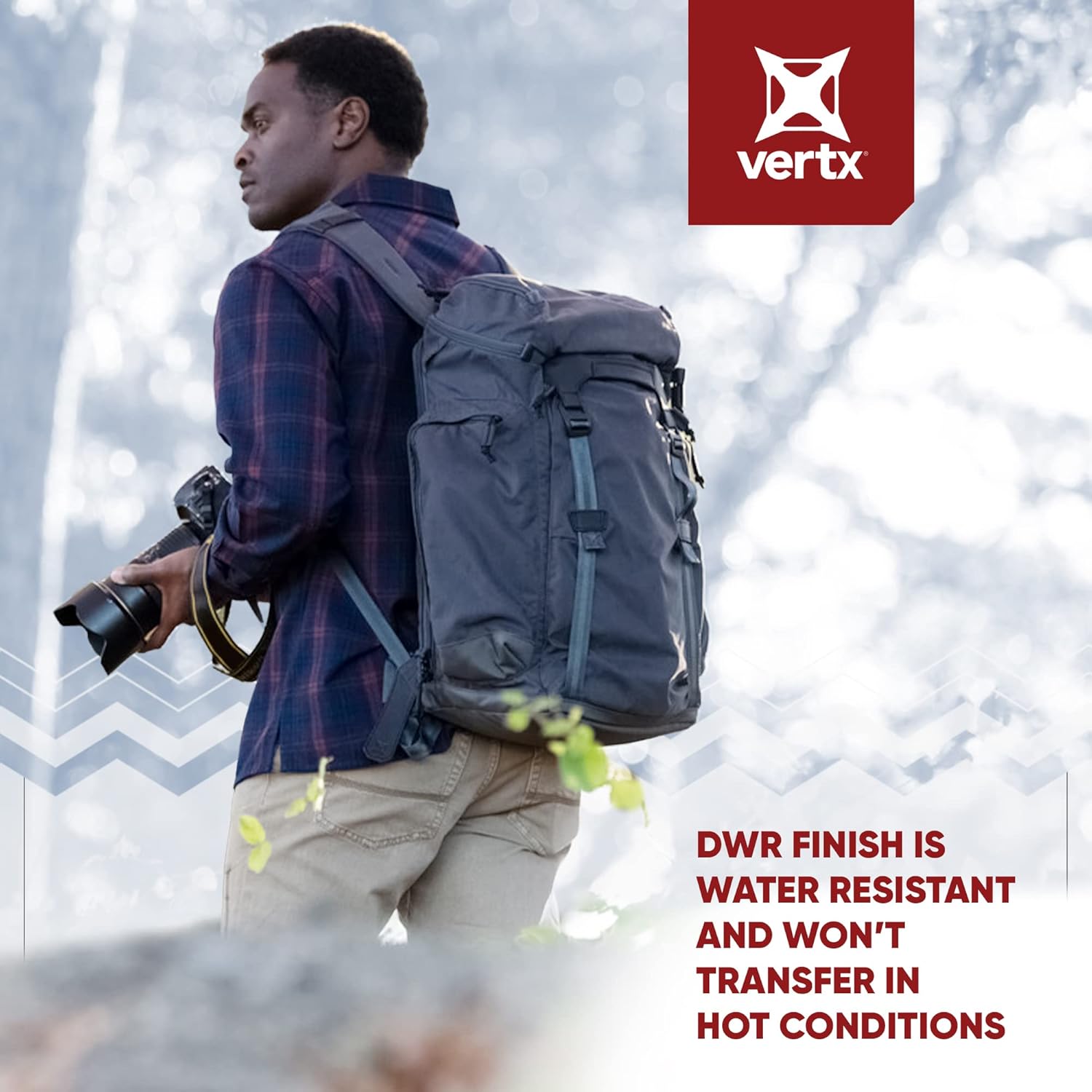 Vertx Ardennes Mens Tactical Backpack Large Molle Laptop Rucksack for Travel, Work, Outdoor Utility Gear Bag, Canvas, Holiday Ash Grey : Sports & Outdoors