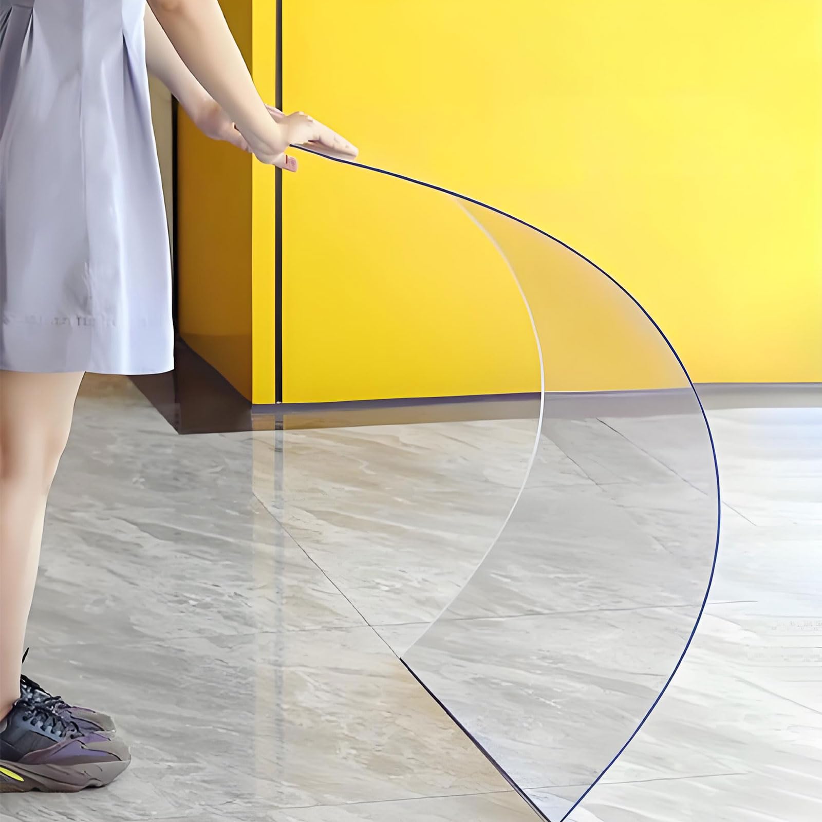 Clear Polycarbonate Sheets Plastic Roof Panel,Transparent Greenhouse Roofing Sheets,Clear awning Covers,Replacement Shed Panel,UV Protection Rain Roof Cover,Rainproof Insulation,Easy Cut