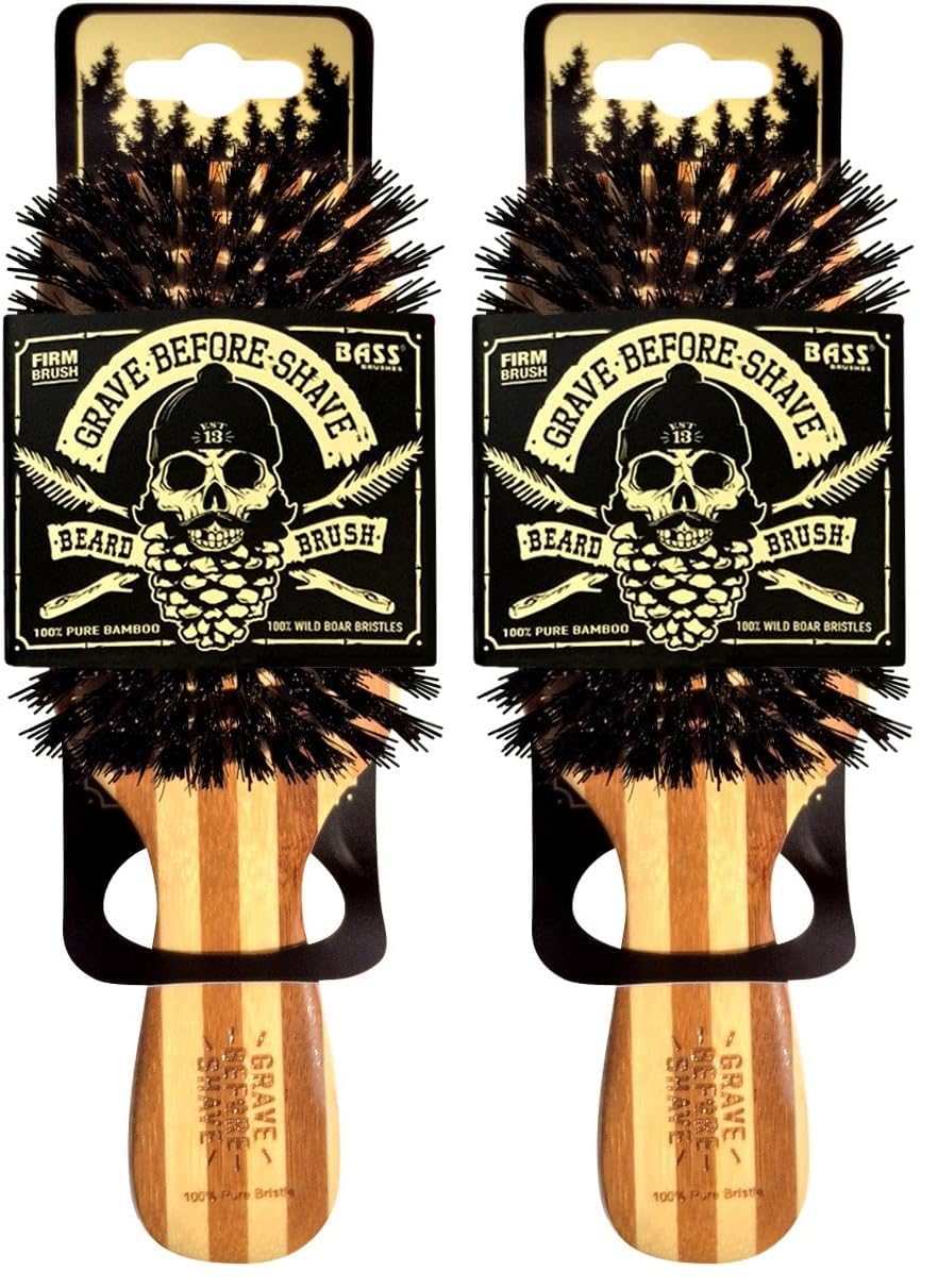 Grave Before Shave Beard Brush (Pack of 2)