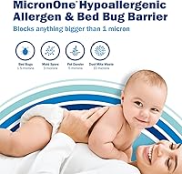 Vista 3 de CleanRest PRO Presto! Funda de colchón con cremallera para lavado EZ, tamaño Queen, protector de colchón impermeable, a prueba de chinches, ácaros