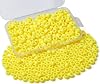 Yellow Pony Beads Bulk 500 Pcs 9mm Hair Beads for Braids Making DIY Crafting Friendship Bracelets Necklace