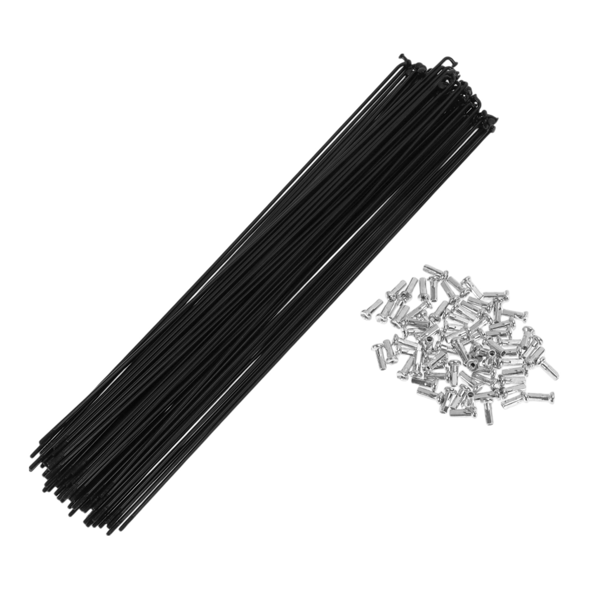 TUCKBOLD 72 Set 14G Bicycle Spoke 275mm Bike Wheel Spoke Carbon Steel Black