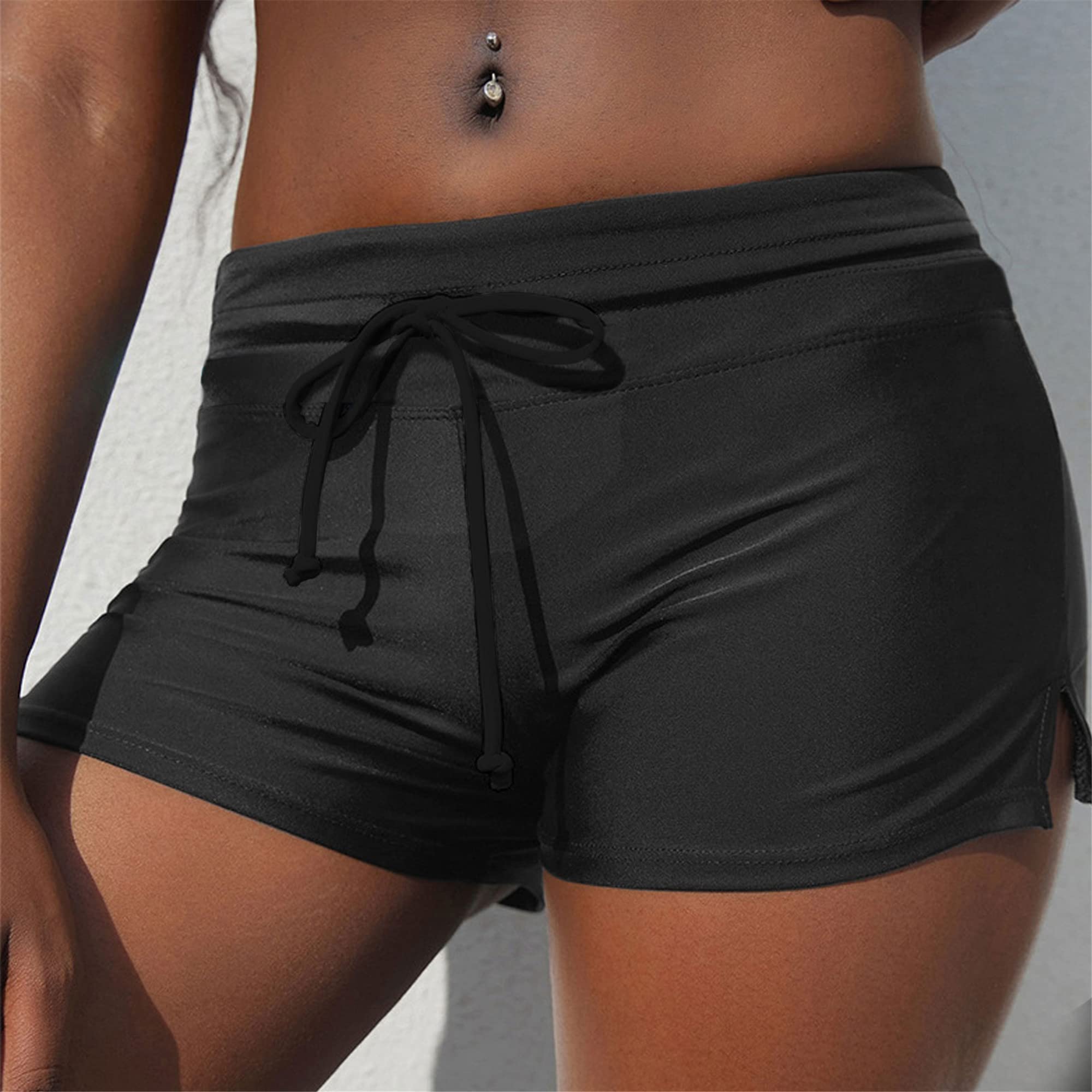 Pantaloncini da Bagno Donna Estate Protezione UV Pantaloncino da Nuoto Asciugatura Rapida Pantaloncini da Tavola Elegante Boyleg Style Pantaloncini da Spiaggia Donna Sportivo Costumi da Bagno