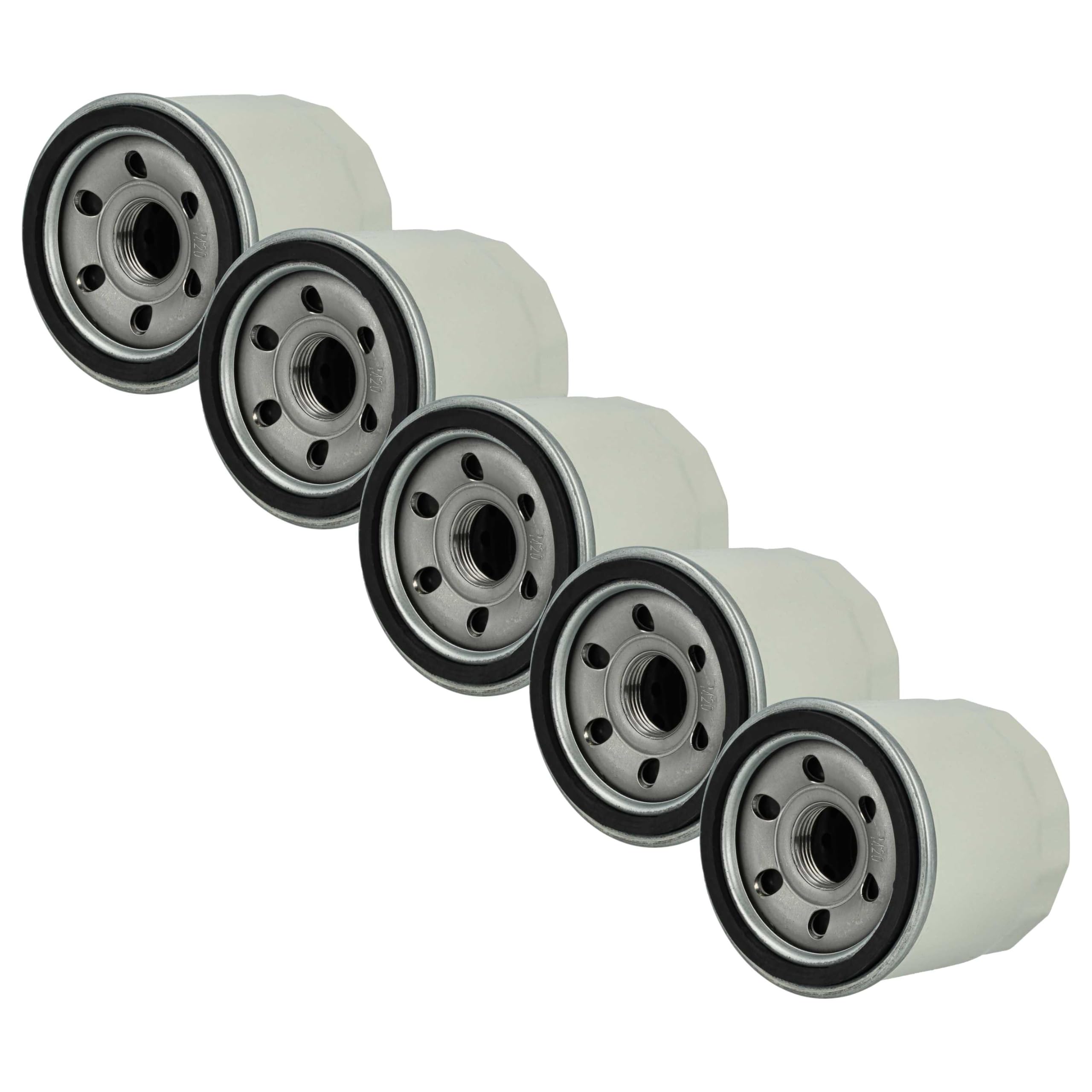 vhbw 5x filtro olio sostituisce Yanmar 11930535151, 1193055170, 119660-35150, 119305-35170, 119305-35151 per motori di scavatrici