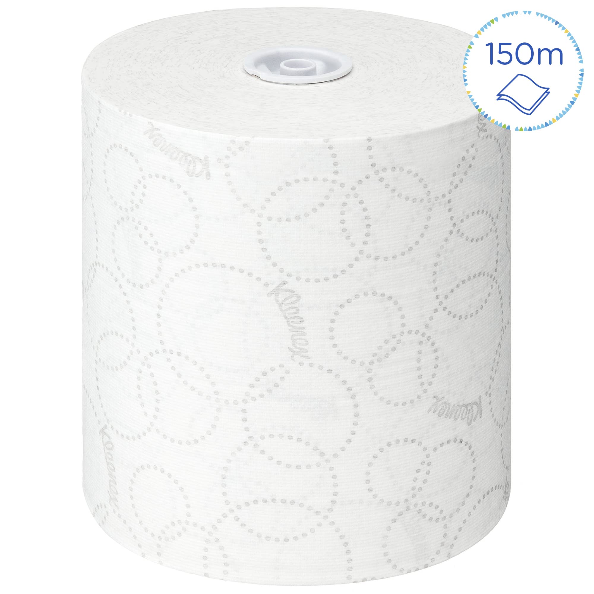 Kleenex® Ultra Essuie-Mains Roulés 6780 – Papier à 2 Épaisseurs, Airflex™, Gaufré, Recyclé – 6 Rouleaux x 150 m (600 Feuilles Total)