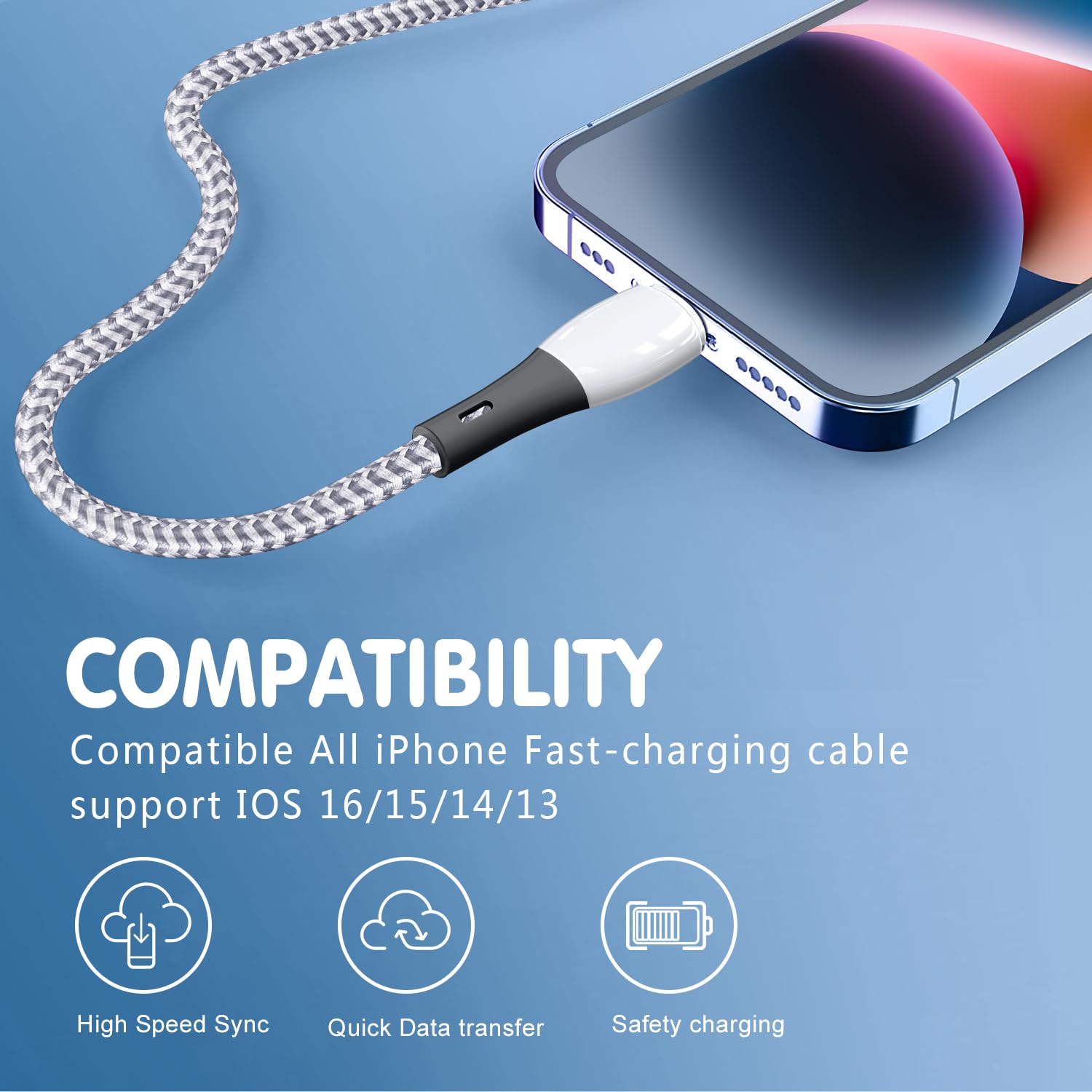 About £1.99 With 40% Voucher And Code NAMHDNWN  IPhone Charger Cable 1.8M [Apple MFi Certified] Lightning Cable Long Fast Charging #ad Price And Promotions Are Accurate At The Time Of Posting