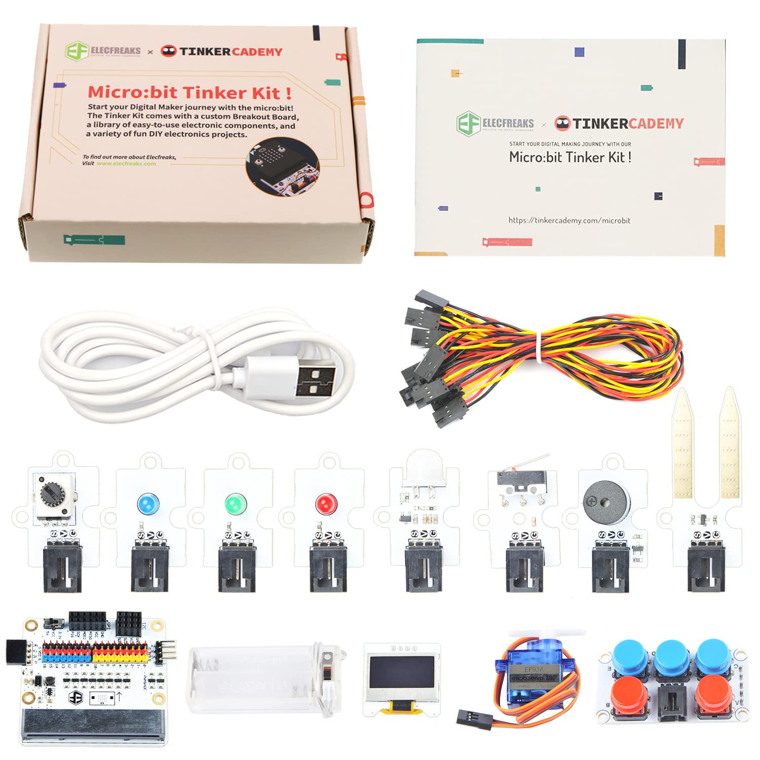 Buy ELECFREAKS microbit Tinker Kit for Kid Microbit Sensor Starter Kit