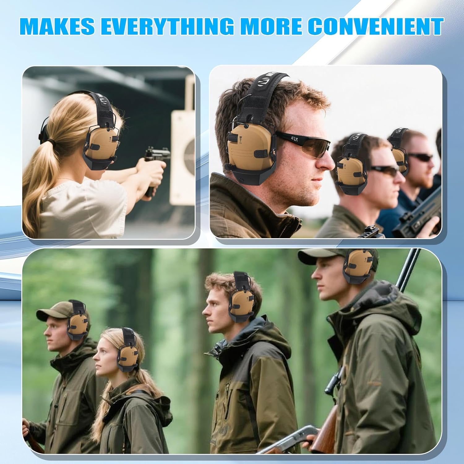 Wireless Bluetooth Adapter for Walker's Razor Earmuffs, 5.1 Bluetooth Receiver with TypeC Port, Rechargeable Bluetooth Accessories Compatible with Walker's Shooting Headphones - Image 5