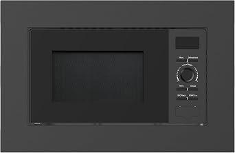 Cookology 20L Built-in Microwave Oven - 25.5cm Turntable - Black