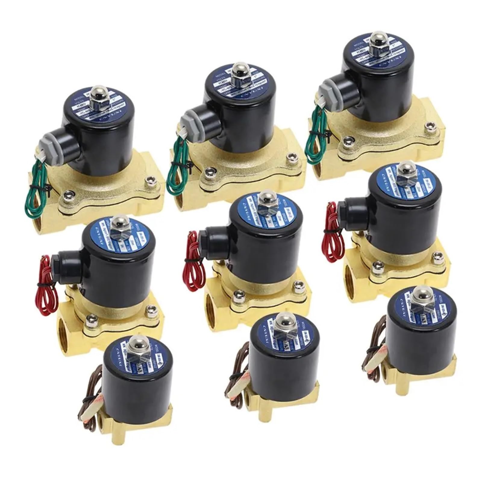 Nageoixsg Dn15 1Pcs Electric Solenoid Valve Brass Normally Closed(,110V Ac)