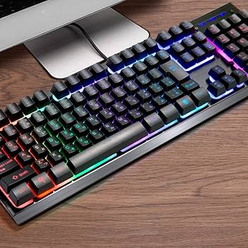 Amazon | ゲーミングキーボード 日本語配列 光るキーボード RGB