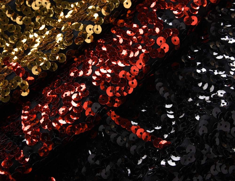 PrettyGuide Women's Sequin Top Shimmer Glitter Loose Bat Sleeve Party Tunic Tops - Image 5