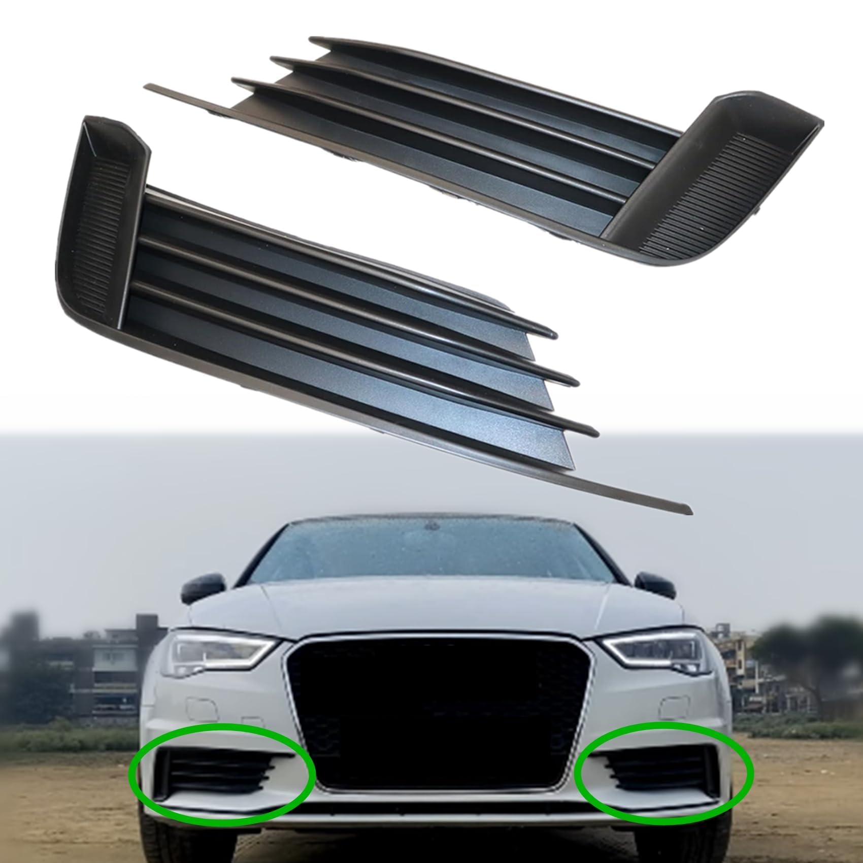 Amazon.com: Priprilod 1 Pair Front Left & Right Side Lower Bumper  