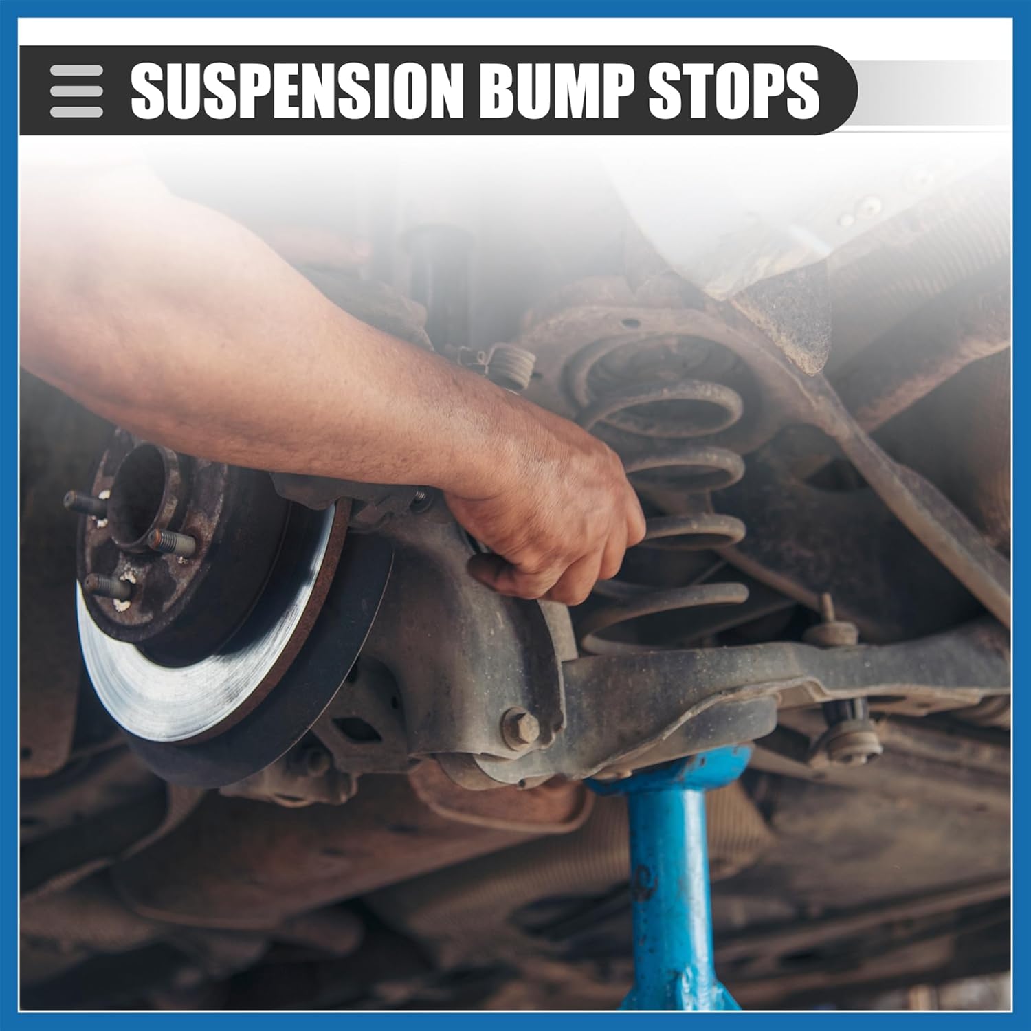 Front Suspension Bump Stop Shock Absorber Strut Boot Kit, for MITSUBISHI OUTLANDER 2014, Rubber, No.4055A031/4055A048/4040A555, Black Yellow, 2 Set Item Replacement