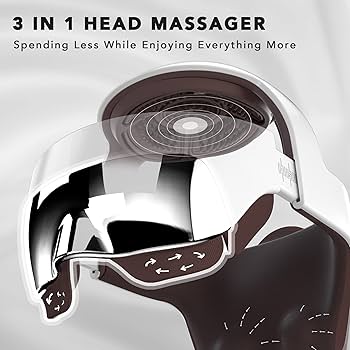 Breo iDream5s Elektryczny masażer głowy, kask do masażu oczu