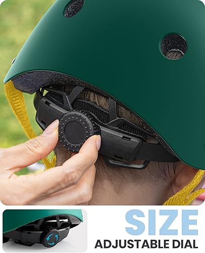 Miniatura 3 de OutdoorMaster Casco de bicicleta para jóvenes y niños, casco de patineta ajustable multideportivo con forro extraíble para bicicleta de equilibrio,