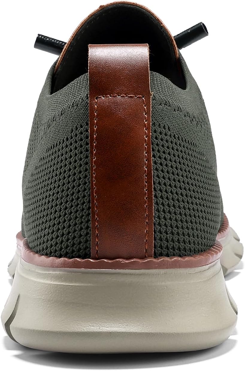 Wearbreeze Men’s Business Casual Oxford Sneakers – Lightweight Lace-Up Dress Shoes for Work, Travel & Daily Commute
