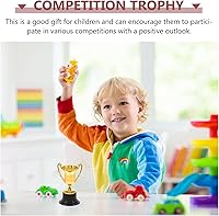 Vista 2 de IMIKEYA Premios Mini Trofeos 1025Pcs Mini Trofeos para Niños Premios Plástico Oro Recompensa Trofeos Mini Premio Trofeos Copa