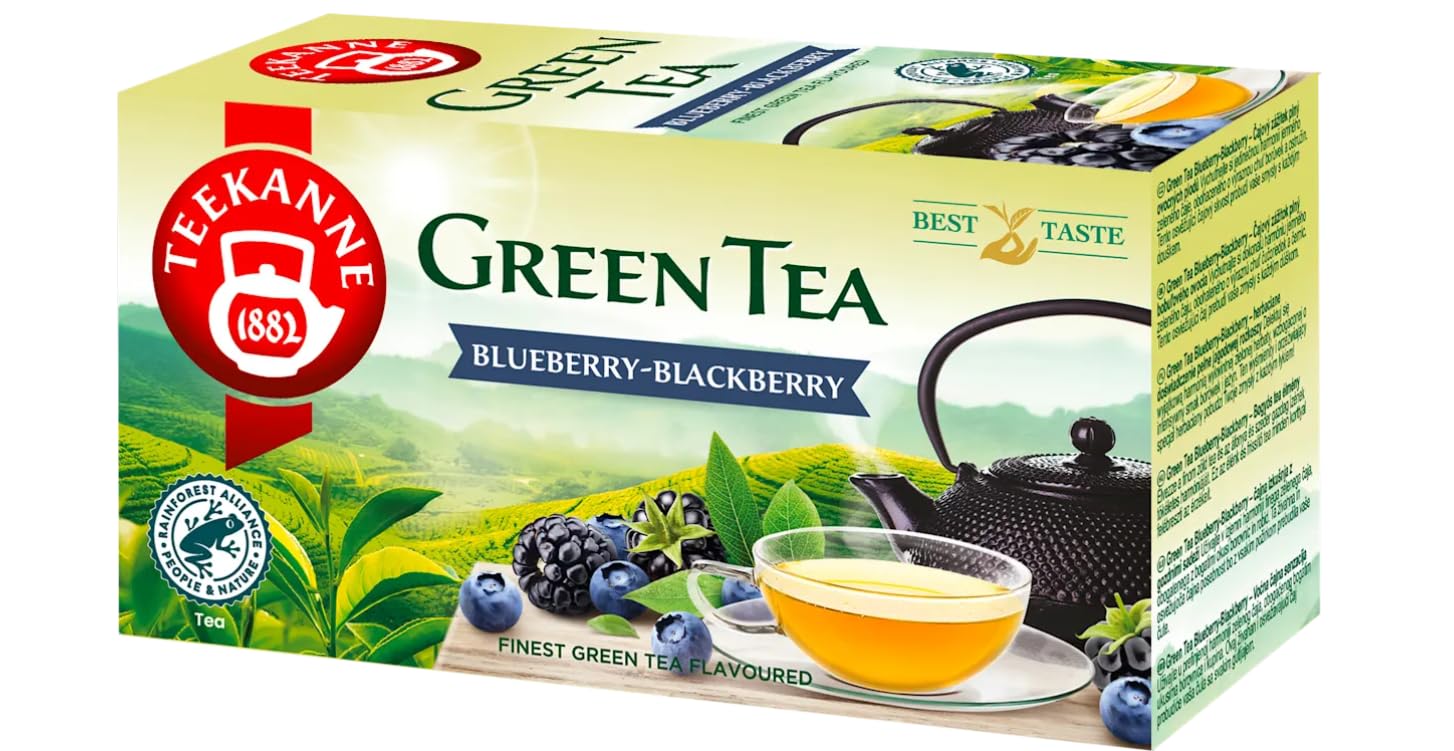 TEEKANNE - Green Tea Collection "Green Harmony" (6 x 20) - Grüner Tee-Set + Dekond Gift