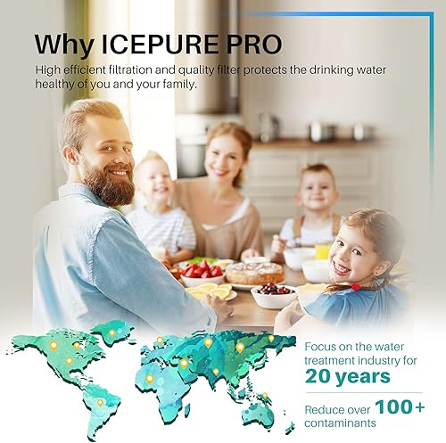 Miniatura 8 de ICEPURE PRO DA29-00003G NSF401 y 473 y 53 y 42 - Reemplazo certificado para Samsung DA29-00003A, Aqua-Pure Plus DA29-0003B, HAFCU1, RS22HDHPNSR