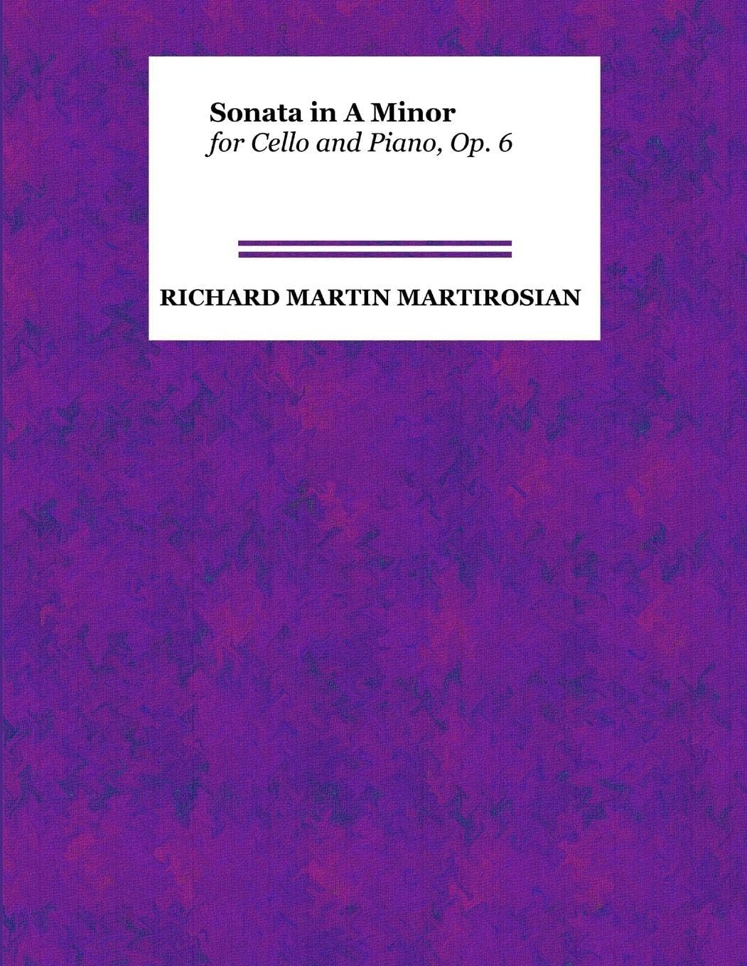 Cello Sonata in A minor