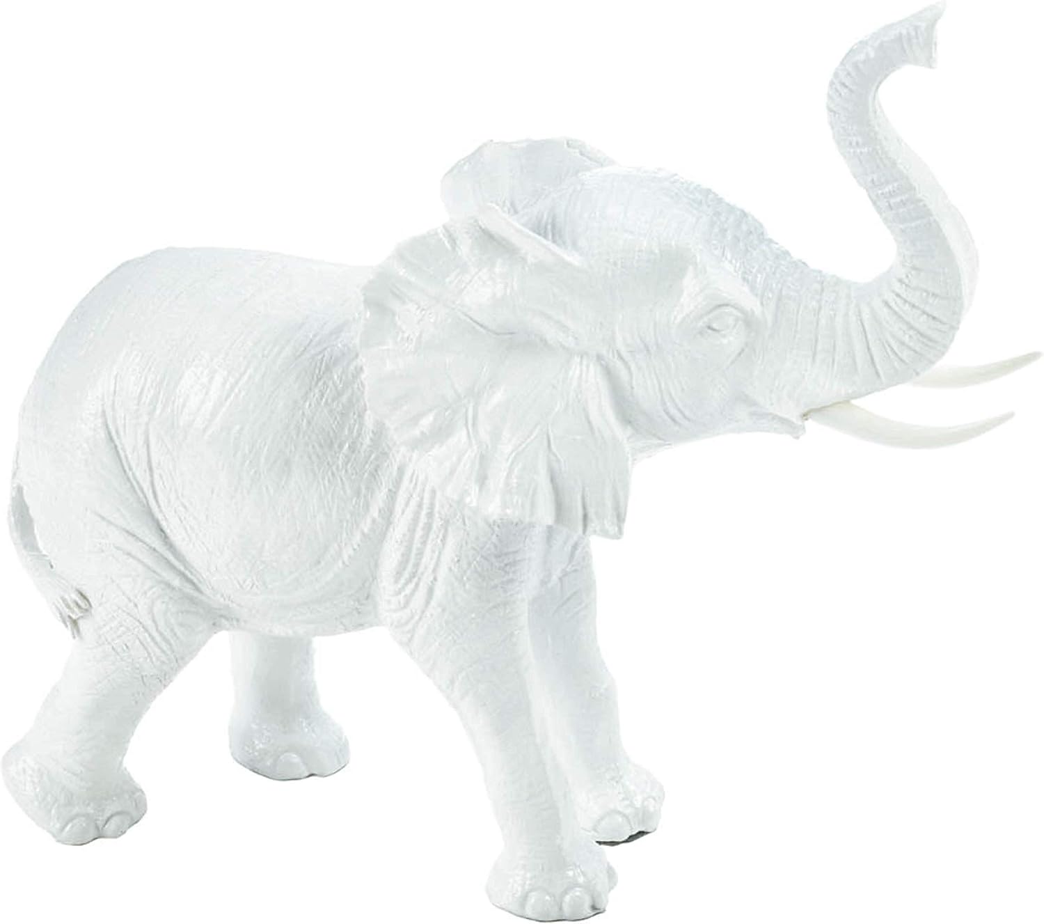 Accent Plus White Elephant 7.5x2.5x7