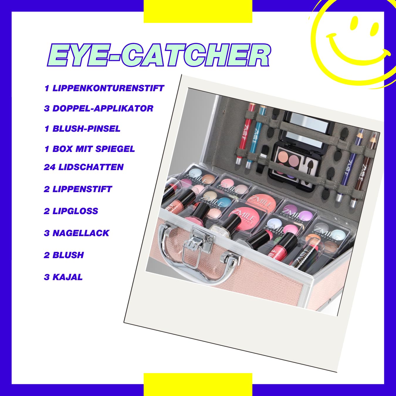 ZMILE Cosmetics Zestaw do Makijażu, Eye-Catcher, Kosmetyki Wegańskie