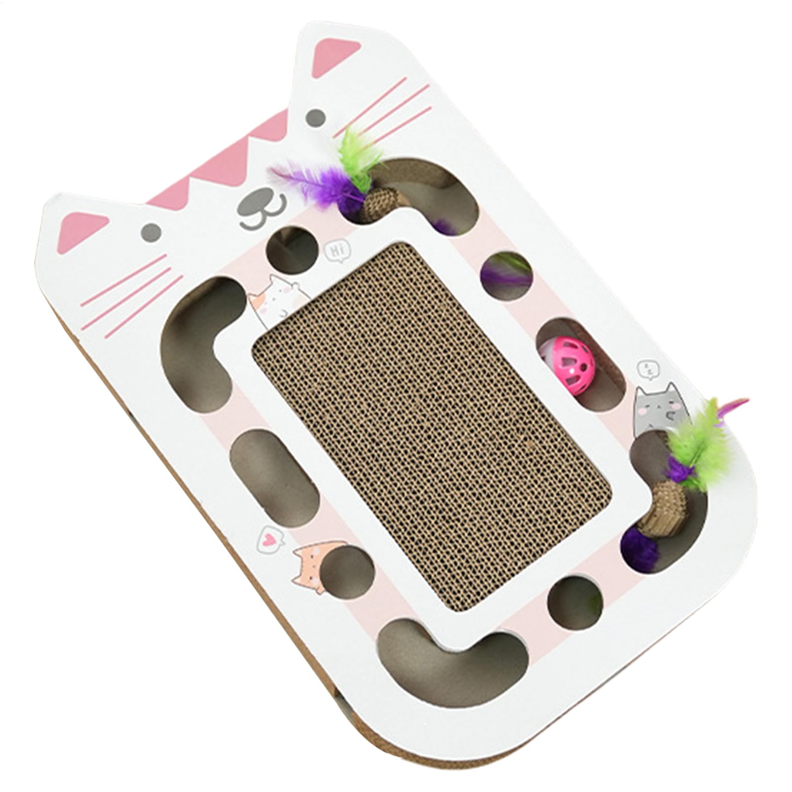 Planche de jeu pour chat haut de gamme et grattoir horizontal pour salon moderne