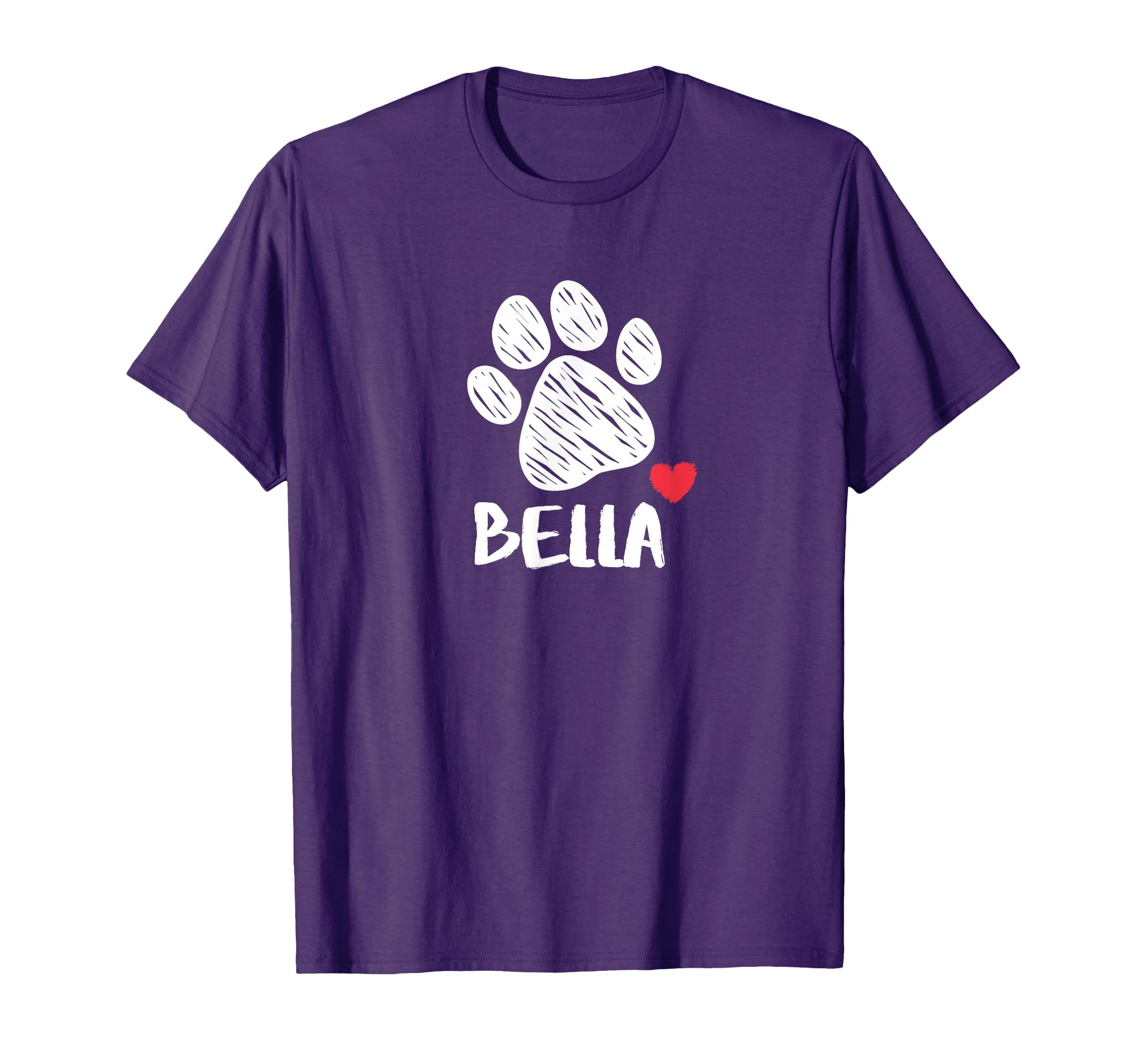 Bella My Dog Bella I love My Dog Bella Puppy Love Dog Lover T-Shirt for Men Women Girls Kids