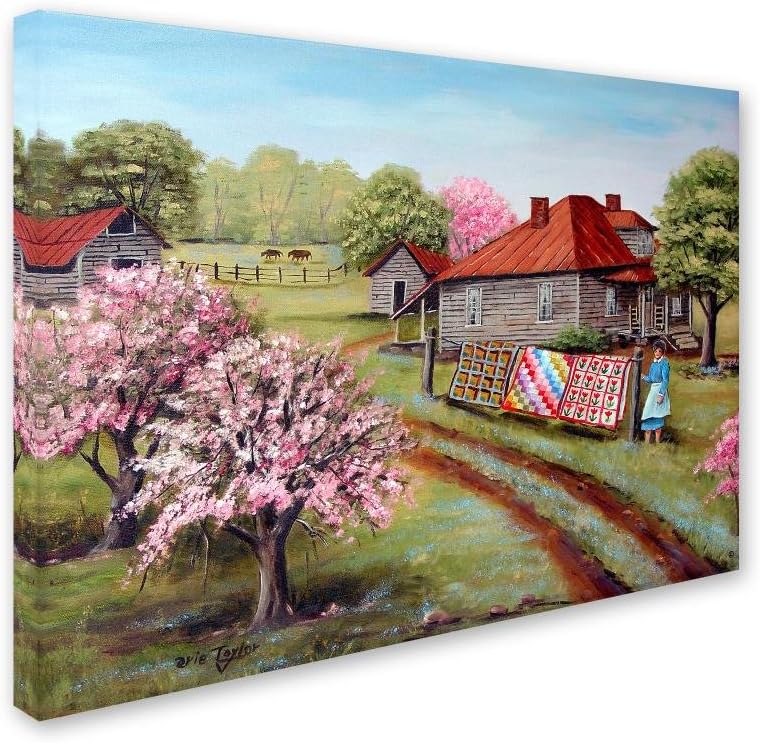 Trademark Fine Art Grandmas Quilts Wall Décor