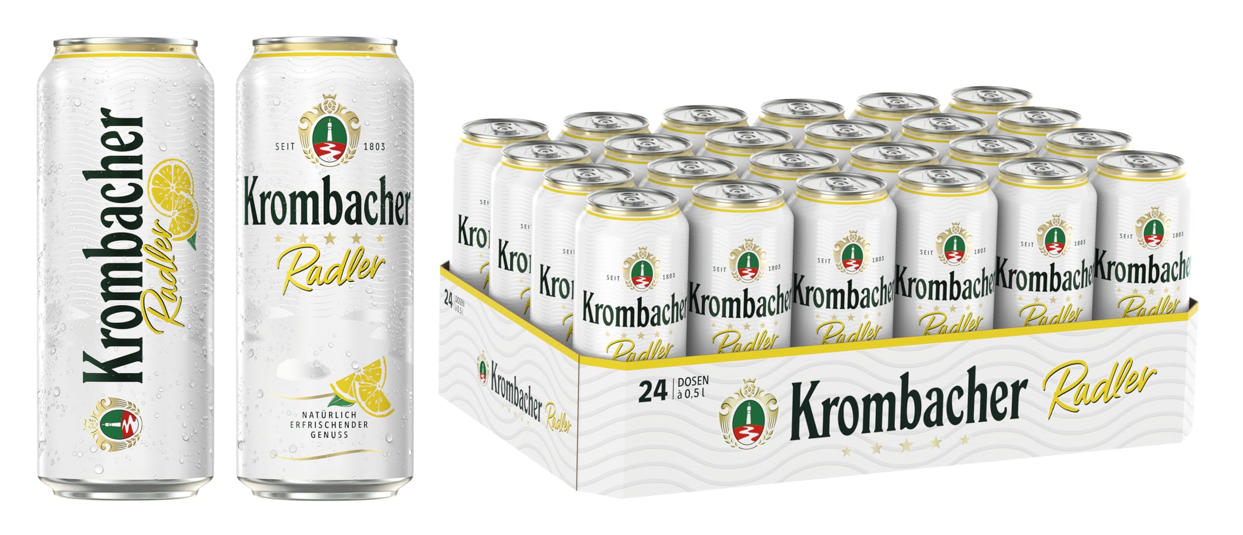 Krombacher Radler 0,5L Dose 24er Dosentray