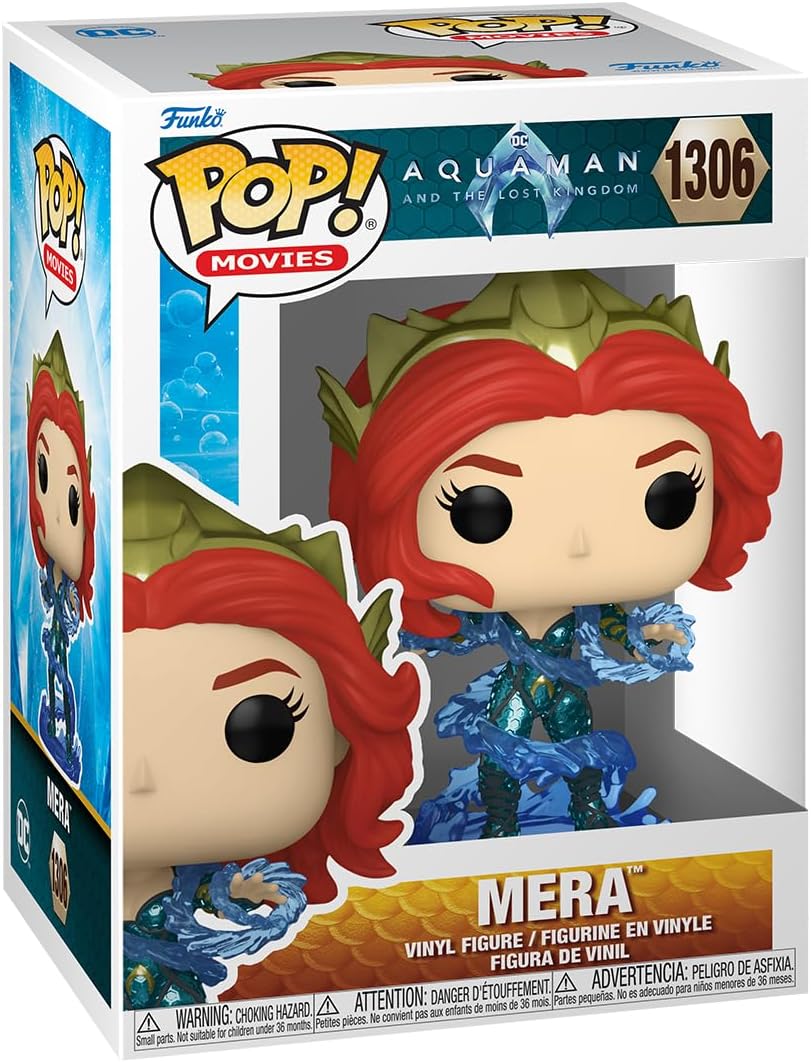 POP! Movies: DC - Mera - Aquaman - Collectable Vinyl Figure - Gift Idea - Official Merchandise - for Kids & Adults - Movies Fans - Model Figure for Collectors and Display