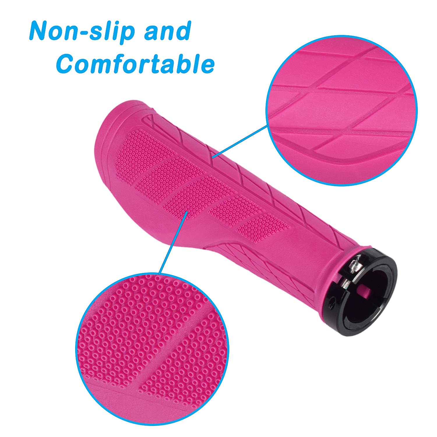 Poignées De Guidon - Relax Elbows - Extrémités De Guidon Pour VTT - Composants Pour Vélo Pliant, Route, Tricycle, Vitesse, Montagne Pochy