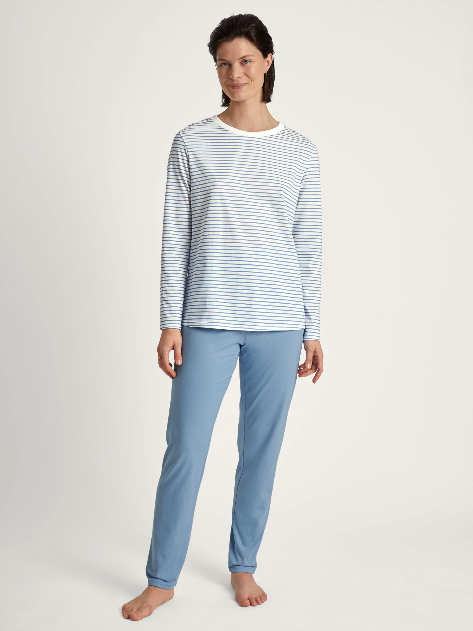 CALIDA Cotton Stripes Set di Pigiama Donna