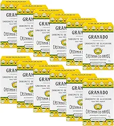Granado Sabonete Glicerinado Terrapeutics, Castanha, 90g, 12 Unidades