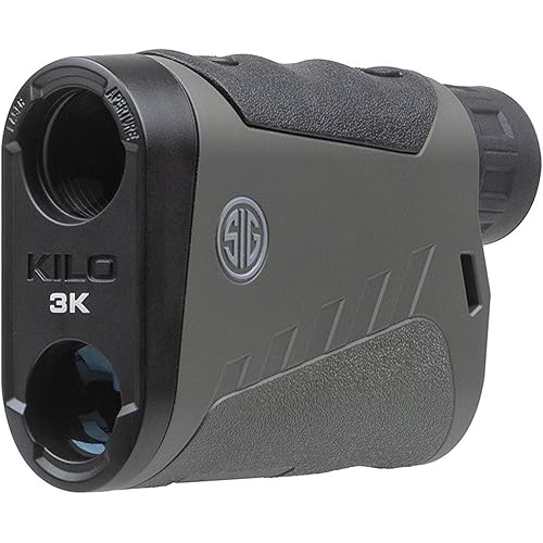 SIG SAUER KILO3K 6X22MM Compact Lightweight Waterproof Accurate Laser Rangefinder |BDX-U/X, Red OLED Display (SOK3K602)