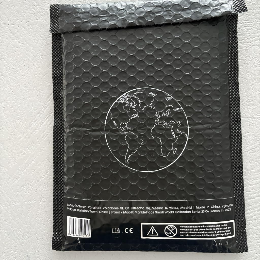 Kit Coleccionable Canicas con Banderas | 30 Canicas Aleatorias & Caja de Madera