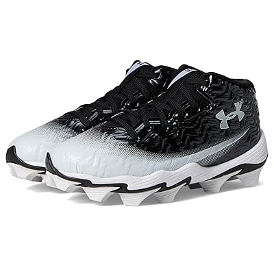 Under Armour Kids Spotlight Hammer RM Jr. Wide (Little Kid/Big Kid) Boys Shoes Black/White/White