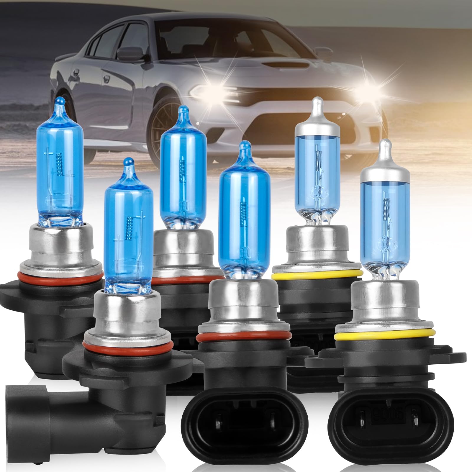 2007 dodge charger fog light bulb Amazon.com: NSDXCT Fit For Dodge Charger 2006 2007 2008 2009 Light Bulbs  9005 High Beam+9006 Low Beam Halogen Headlight Bulbs+9145 Fog Light Bulbs,  100W 300% More Brightness, 6PCS : Automotive