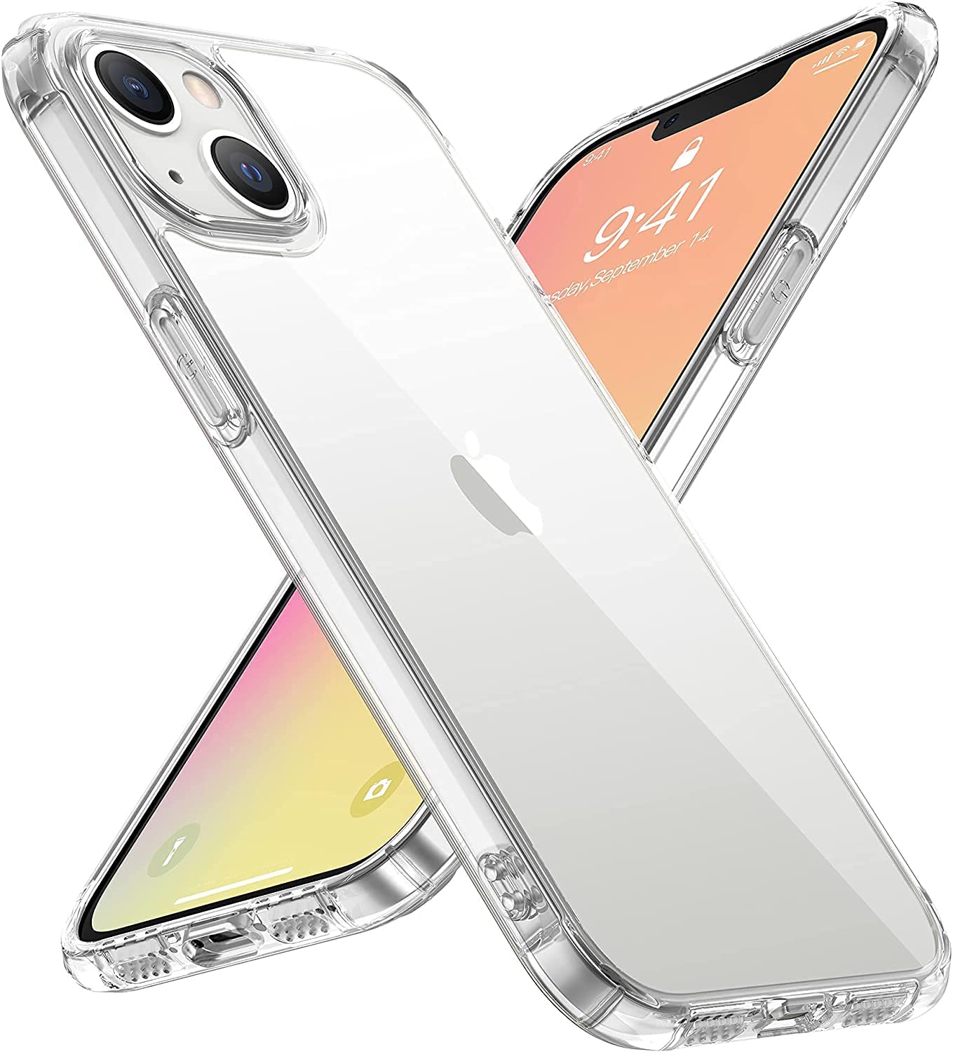 Dashmesh Shopping Back Cover for iPhone 13 (Soft & Shockproof Back Case with inbuilt Cushioned Edges) Transparent (B09QZZWTZ7) Amazon Price History, Amazon Price Tracker