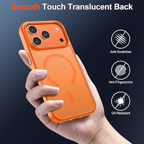 Miniatura 1428 de SUPFINE Funda magnética para iPhone 11 (compatible con MagSafe) (protección contra caídas de grado militar), translúcida mate a prueba de golpes