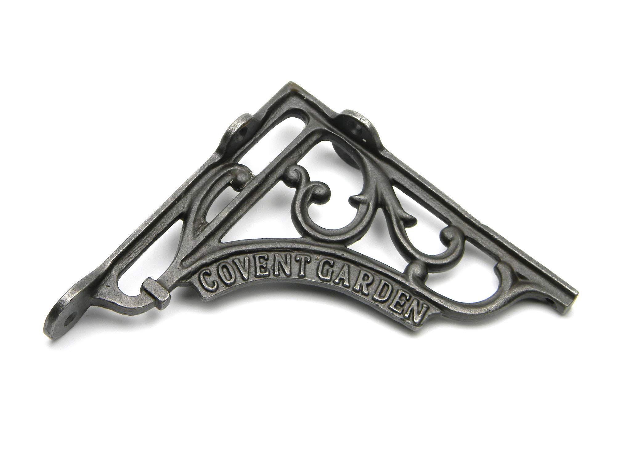 Oakcrafts Covent Garden Pair Of Cast Metal Vintage Style Shelf Bracket Antique Cast Iron 150Mm X 150Mm / 6″ X 6″