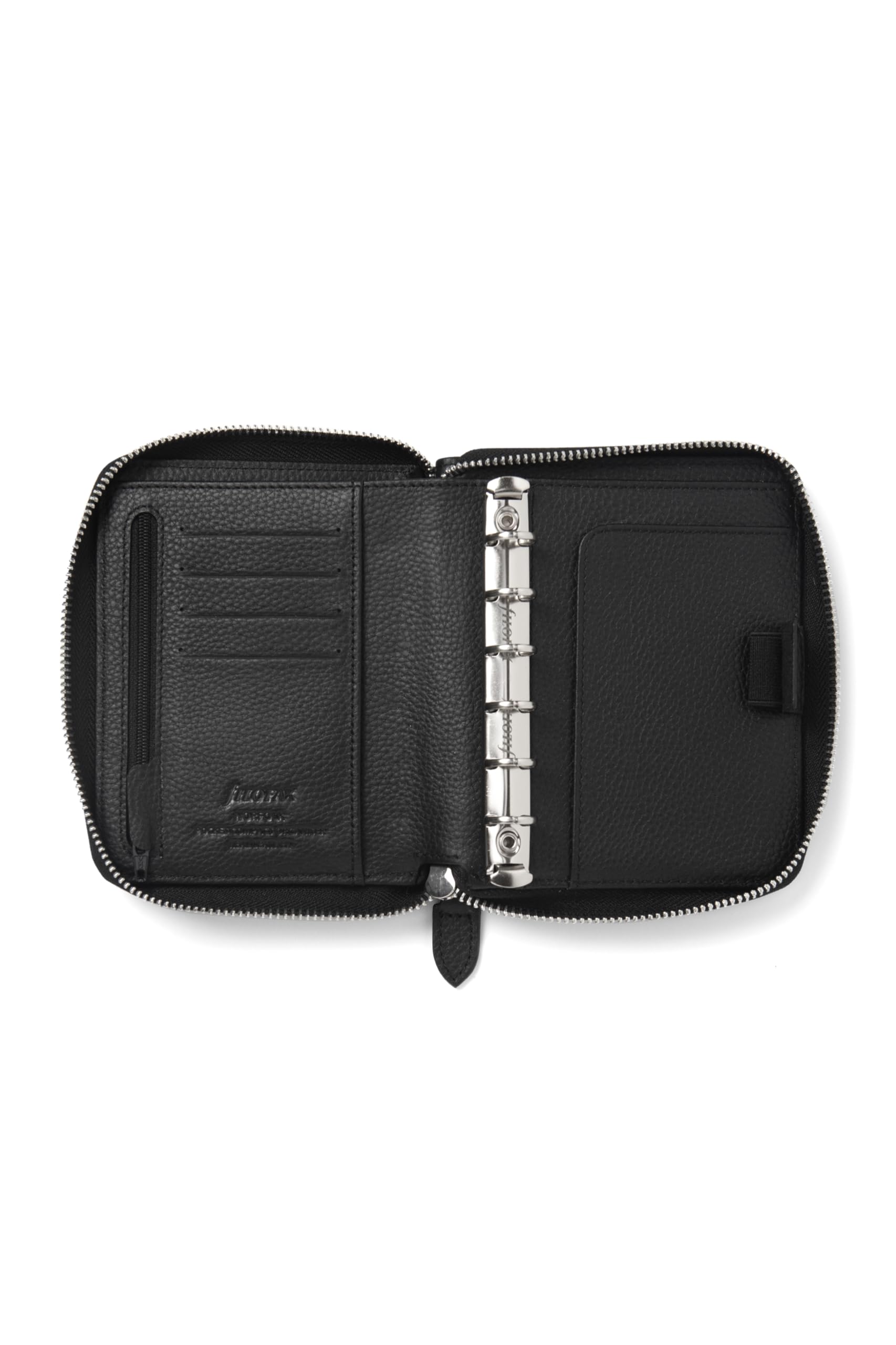 Filofax Pocket Compact Zip Norfolk Organizer - Nero